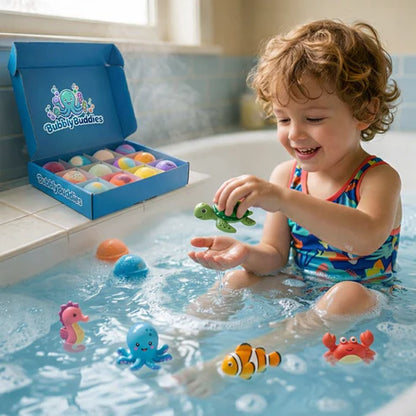 12-Piece Ocean Surprise Toy Bath Bomb Set